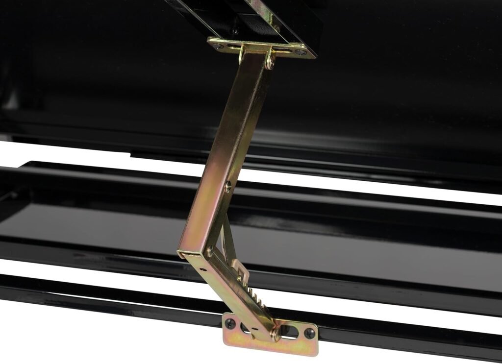 Mecanismo metálico de inclinación del Restirador Plegable SD Studio Designs, con soporte ajustable montado sobre estructura negra.